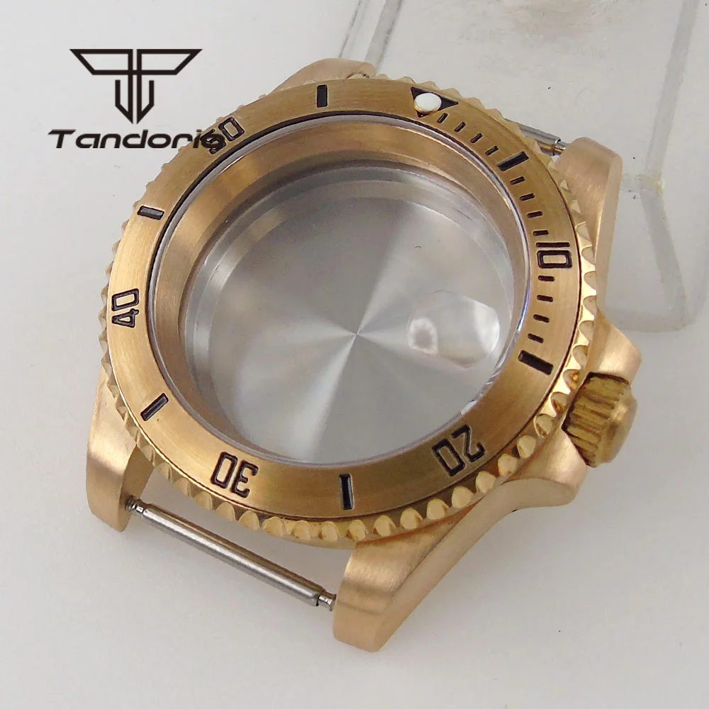 Echt Cusn8 Bronze 40mm 200M Uhr Dive Fall Sapphire Kristall Rotierenden Lünette Schraube Krone Fit NH34 NH35 NH36 ETA2824 PT5000 Movt