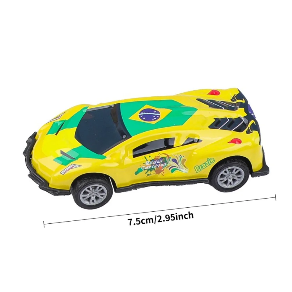 Pull Back Toy Cars Mini Colorful Graphic Racing Cars Friction Powered Play Vehicles for Kids Children, Random Color