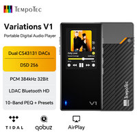 Variations V1 EZHiFi&TempoTec HiFI music player, digital audio player, USB DAC,headphone amplifier, 4.4mm&3.5mm ports, PEQ,