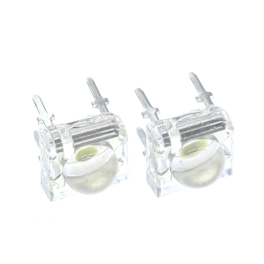 10Pcs 5mm F5 Piranha LED White RED Orange Amber Clear 5mm LED Diode Light-Emitting-Diodes 4-pins Piranha LED Diodos Brightness image 6
