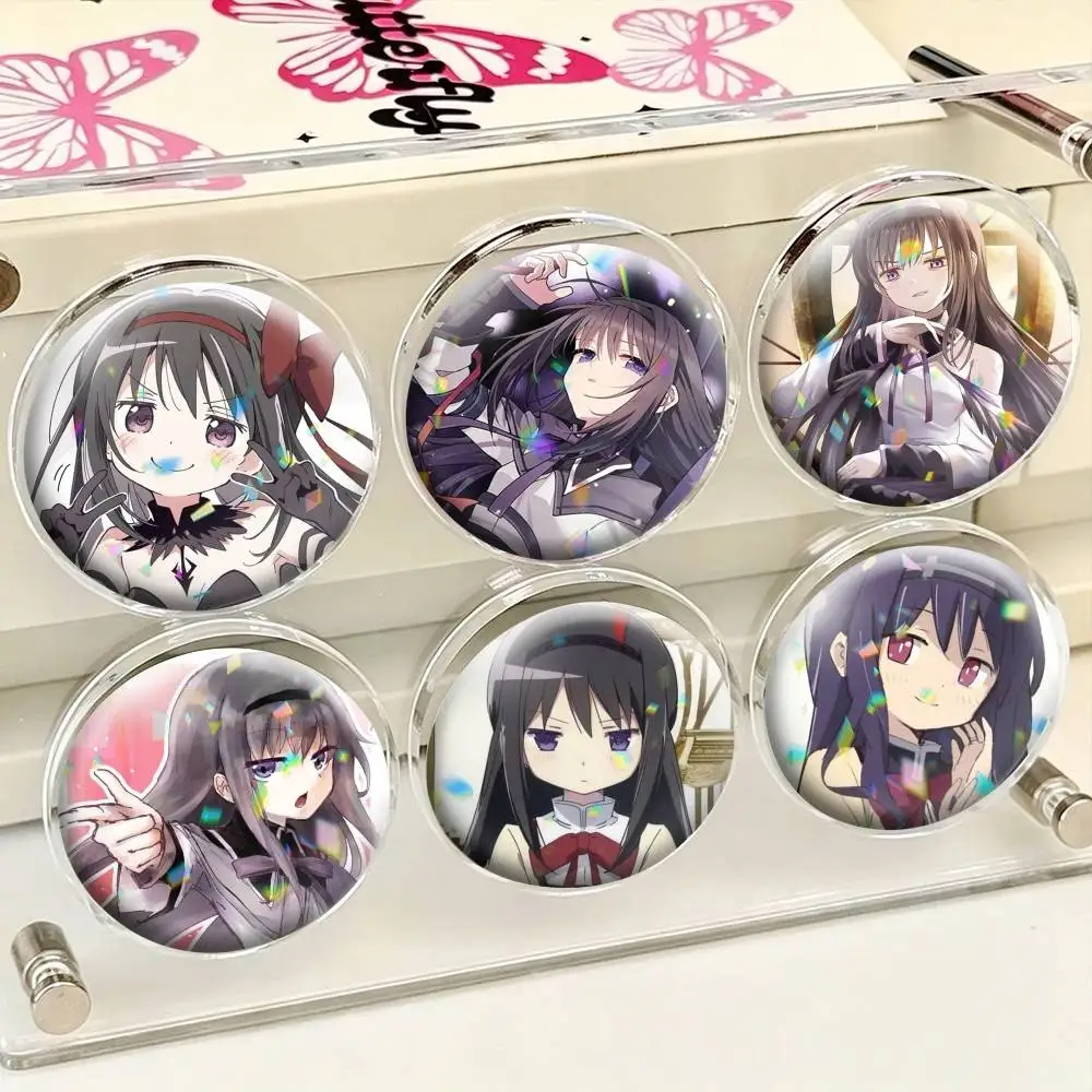 P-Puella Magi Akemi H-Homura  25mm 32mm 44mm 58mm 75mm Brooches Badges Pins for Accessories Gift