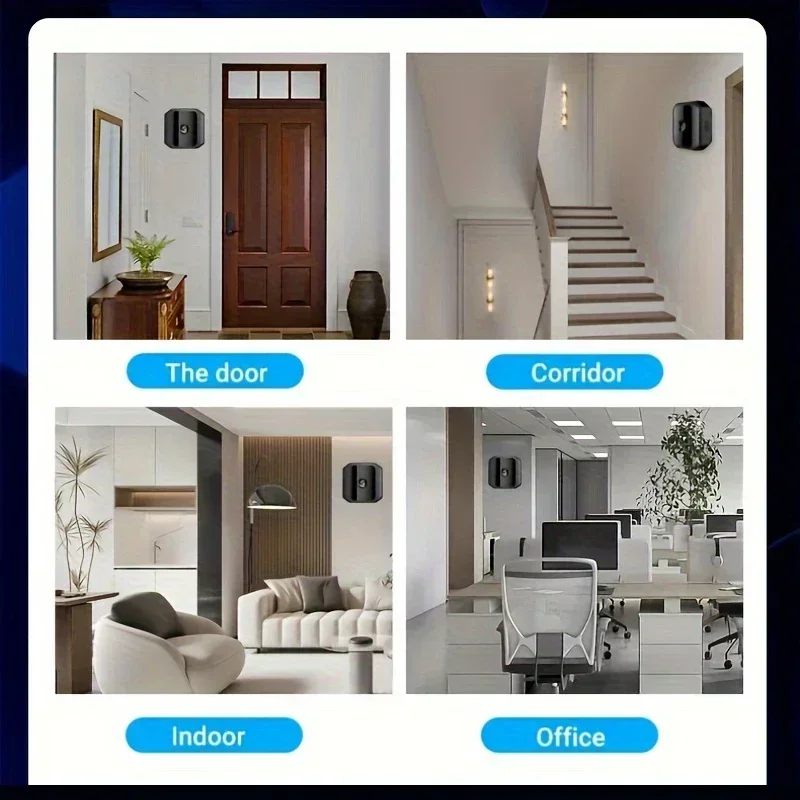 Description Picture 5 of item1080p HD No Need To Punch Wireless WiFi Camera Remote Monitoring and Motion Detection Rechargeable Intelligent Home Camera