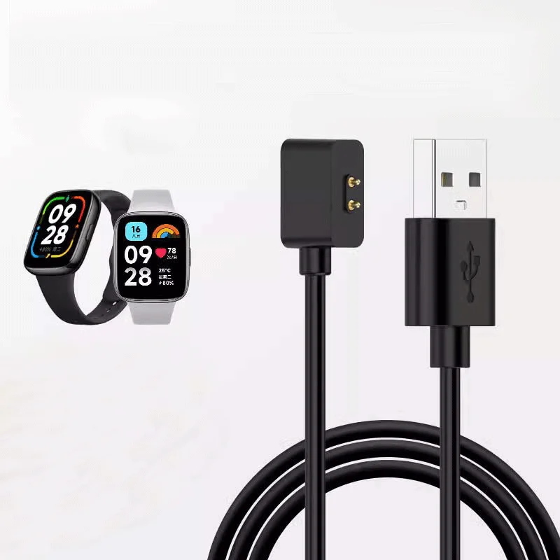 شحن سريع كابل USB مغناطيسي ، شحن طاقة لساعة ريدمي من شيومي 4 ، 3 ، 3 لايت