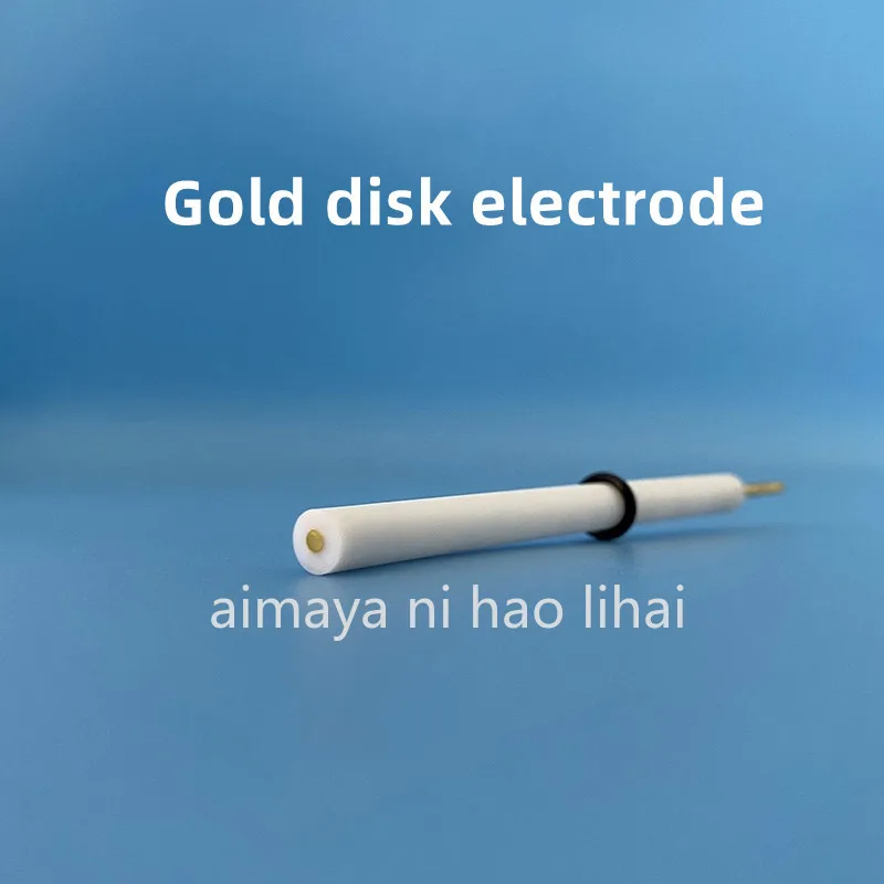 

Золотой электрод Au130. Золотой дисковый электрод. Электрохимический эксперимент. Чистота рабочего электрода 99,999%.