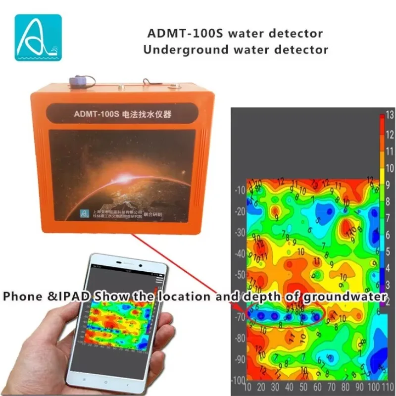 

HotBest Water Well Location Device Ground Water Detection Equipment ADMT-100S