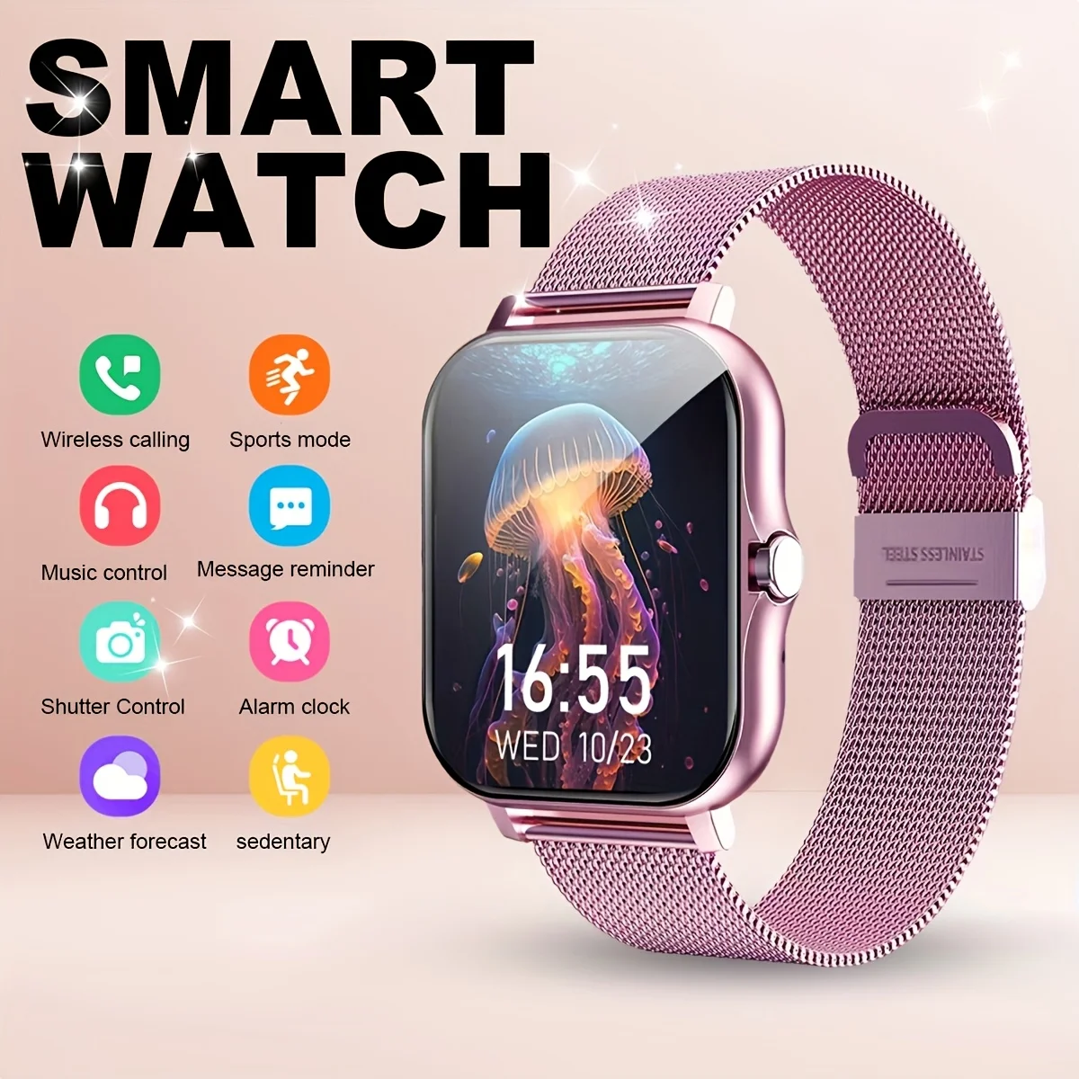 2025New Upgrad Smart Watch For Men Women 1.83Inch Full Touch Display BT Call Sports Monitoring SmartWatch For Android&IOS Phone