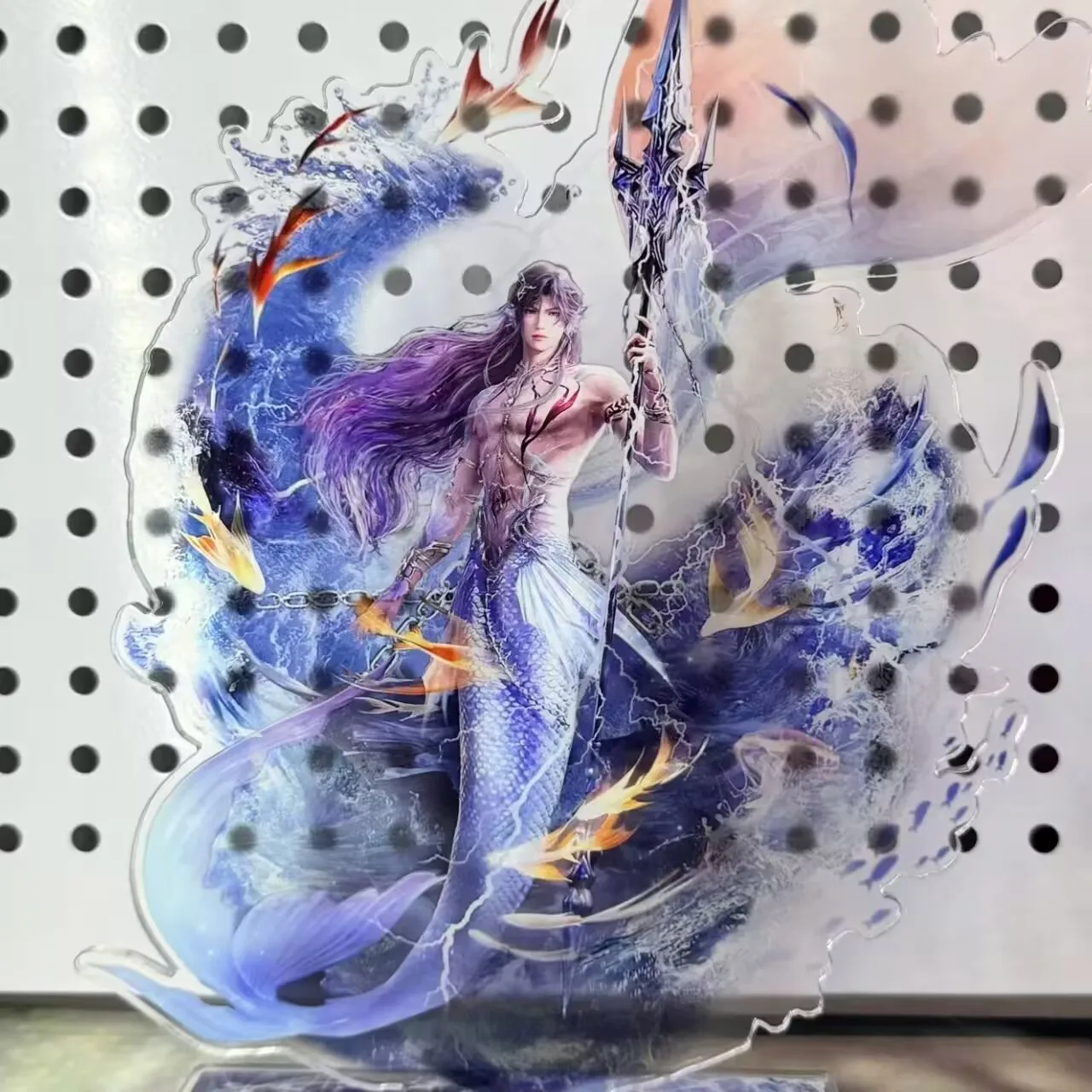 يتم تقديم بضائع الرسوم المتحركة "الحب والمساحة العميقة" و"Rafayel Qi Yu" Lemuria Sea God Standes لأفضل الأصدقاء