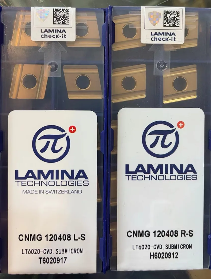 

CNMG120404R-S LT6020/CNMG120404L-S LT6020/CNMG120408R-S LT6020/CNMG120408L-S LT6020 LAMINA CNC карбидные вставки 10 шт./коробка