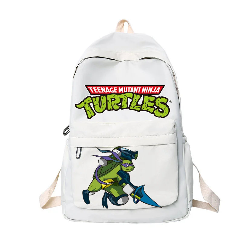 Ninja Turtles Backpack Soft Sister Solid Color Fashion High Capacity Waterproof College Backpack Trendy School Bags Kids Gifts