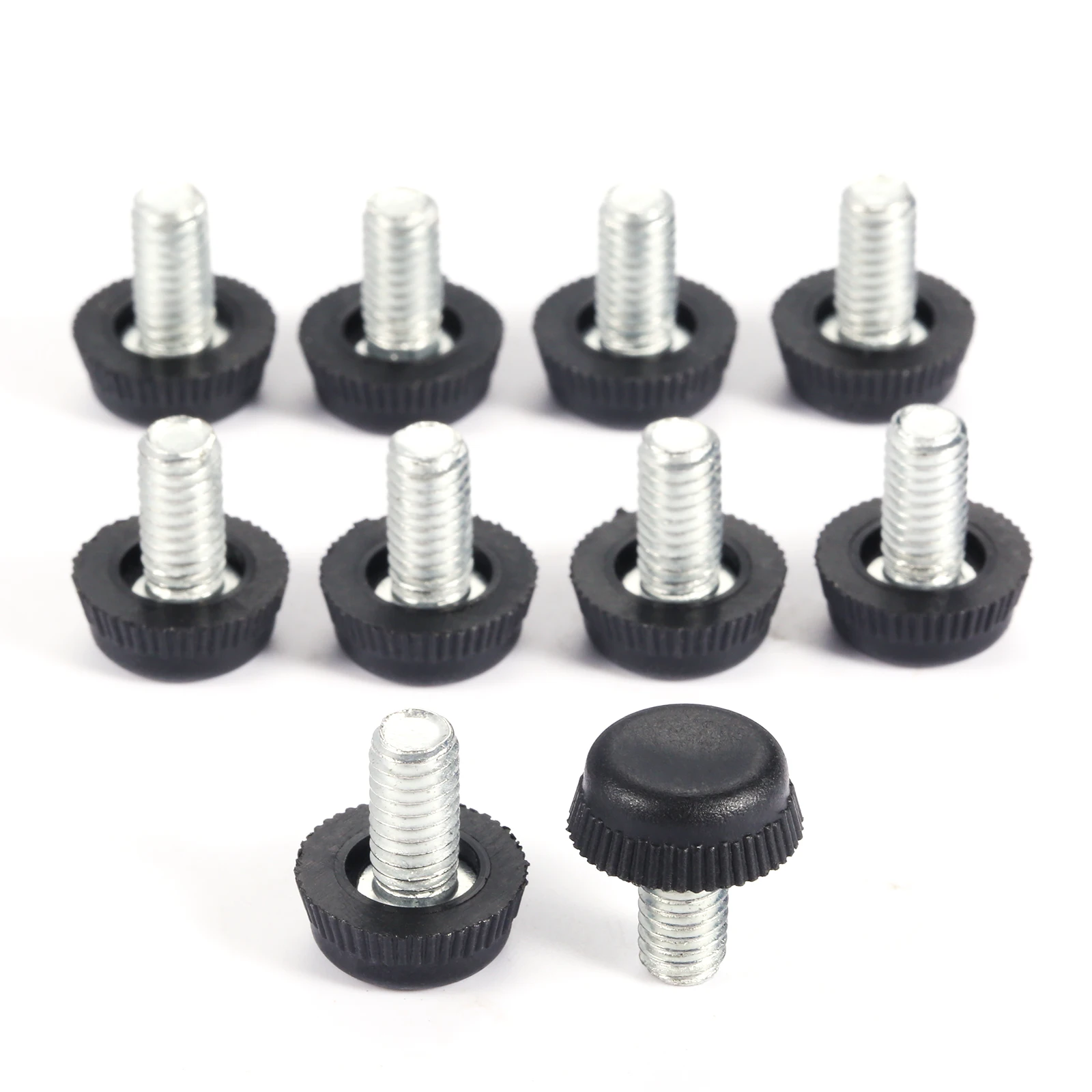 

20pcs Adjusting Furniture Feet M6*10mm Screw Leveling Height Pad Balance Table Chair Sofa Protect Floor Anti-Slip Reduce Noise