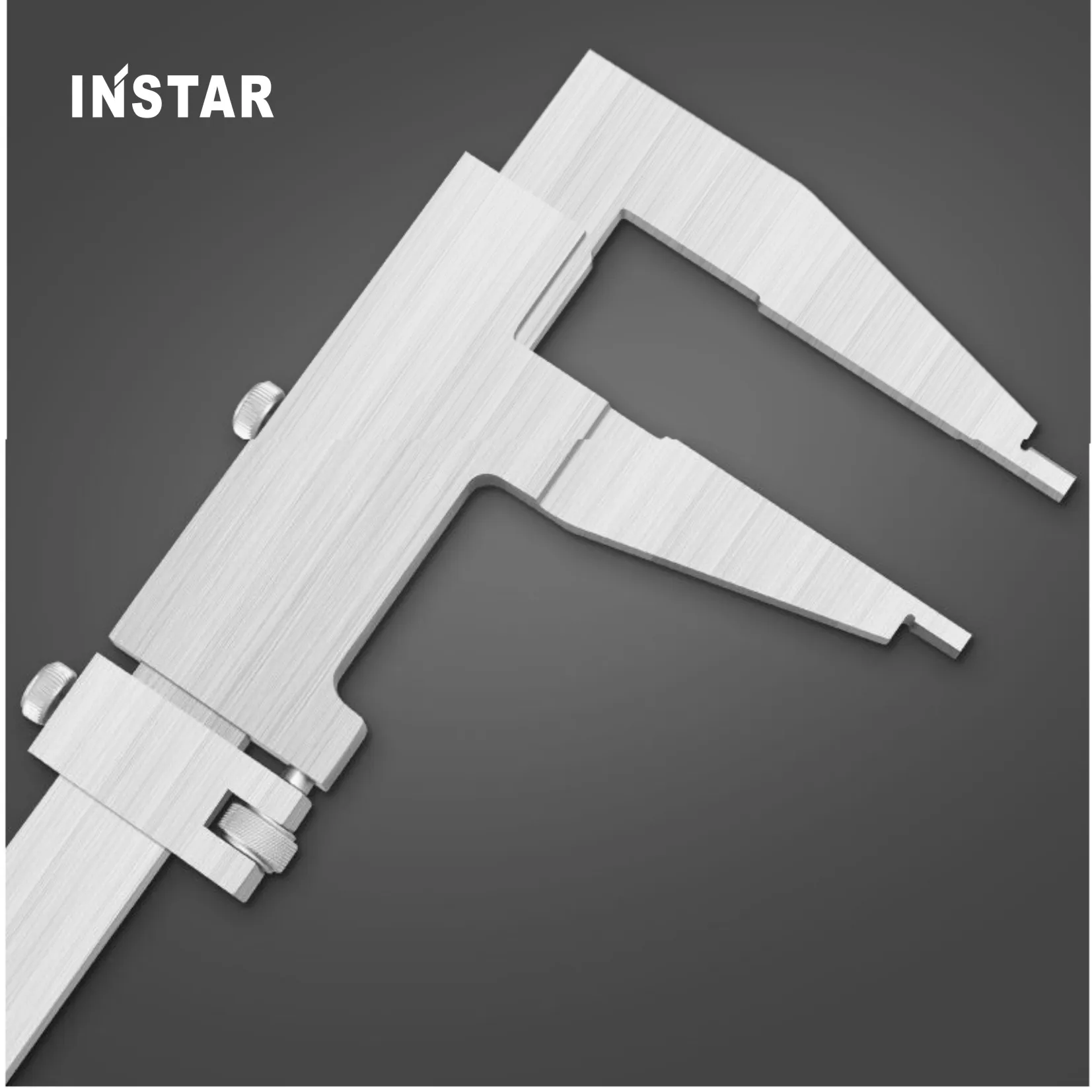 Imagem -04 - Instar-large Vernier Caliper iv 0600 mm 0.02 mm 024 Jaw 100 mm Padrão Din Aço Inoxidável Métrica Endurecida e Polegada Escala
