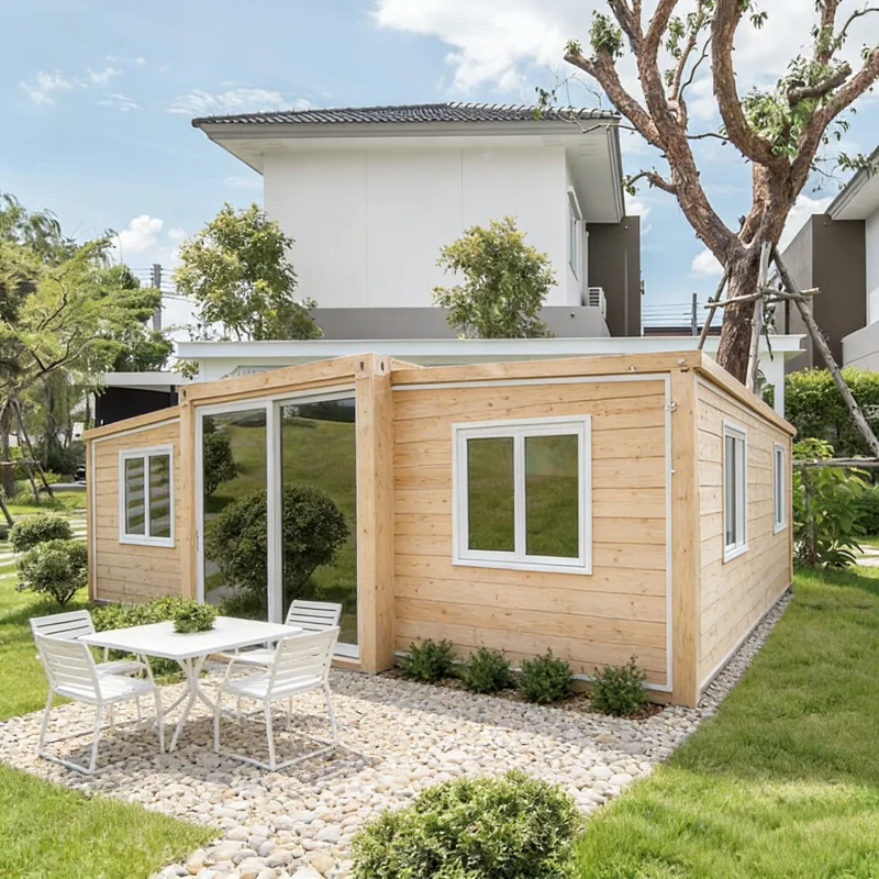 Casa plegable expandible instantánea: cabina modular prefabricada liviana con configuración rápida