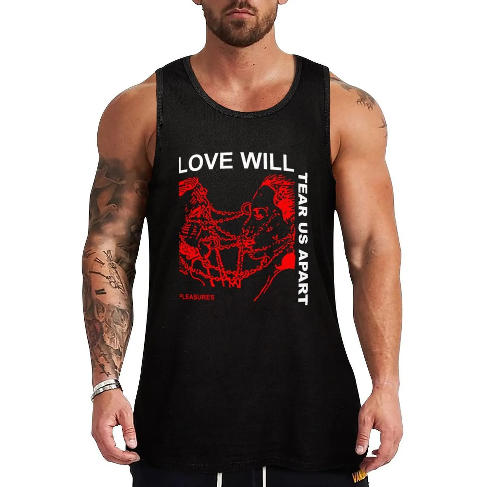 Love Will Tear Us T-ShirtLove Will Tear Us Apart Tank Top Loose Fit Casual Tank Top Breathable Daily Shirt