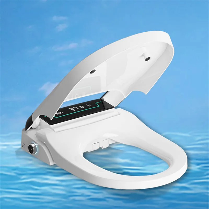 Smart toilet cover with remote control U-shaped, universal brand, instant electric toilet cover V-shaped