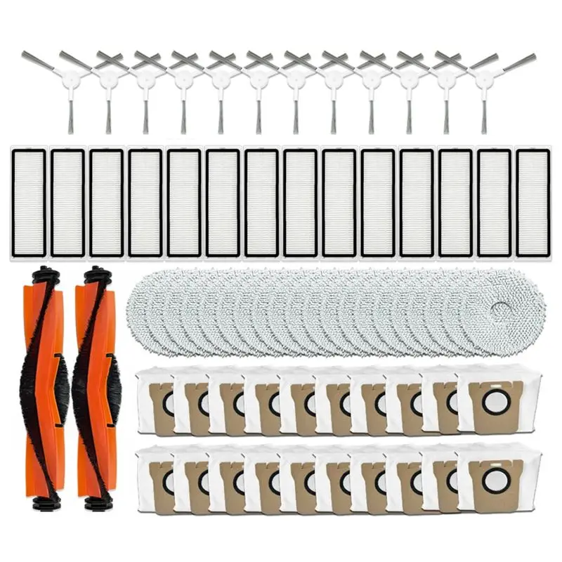 

Акция! Запчасти для Xiaomi Mijia Omni 2 C102CN, B101CN, B116, BB116CN, X10+, X20+ Plus: основная и боковые щетки, фильтры, салфетки для швабры, мешки для сбора пыли.