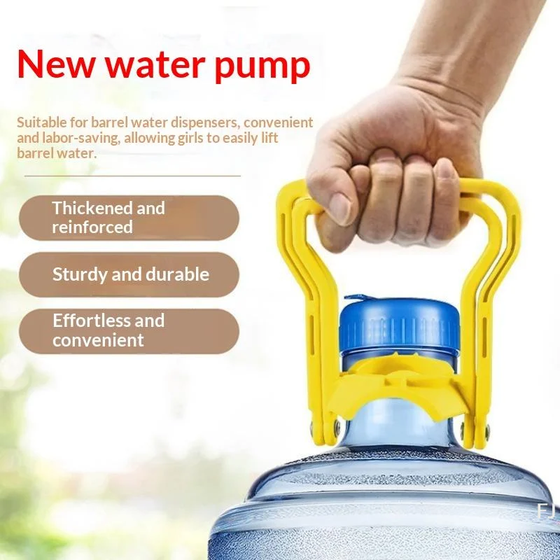 [YU]Water Bottle Handle Water Pail Bucket Handle Labor-saving Easy Lift Up Plastic Water Bucket Holder Carrier Handle