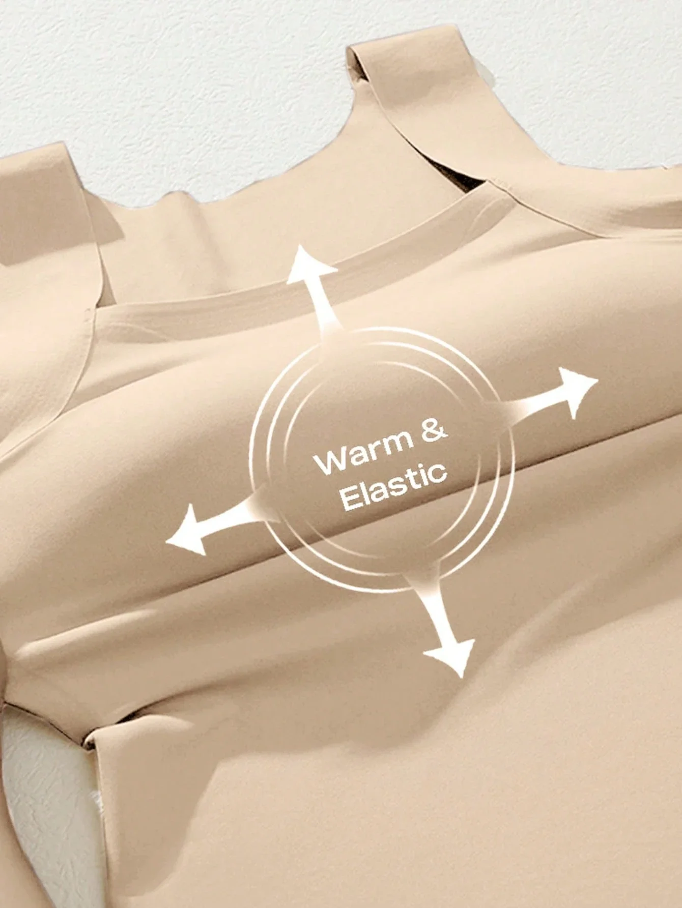 

Бесшовная майка без рукавов с круглым вырезом и встроенным бюстгальтером, эластичная облегающая майка-топ для лета