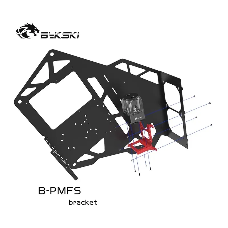Bykski Multifunctionele beugel / Radiatorbeugel / Waterpomptankbeugel / Zwarte computeraccessoires Fitting B-PMFS