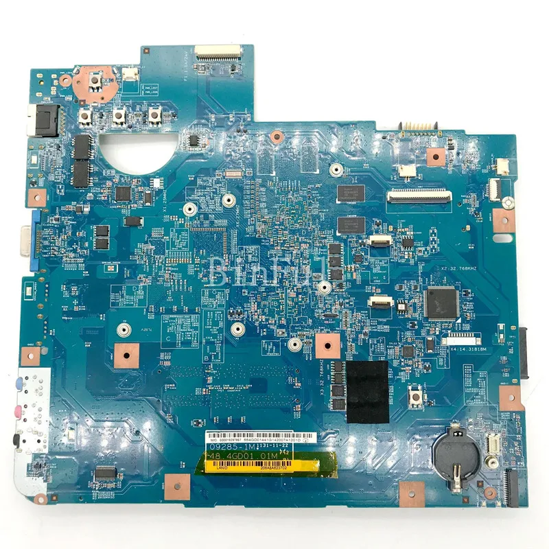 Mainboard For Acer 5740 5740G MBPMG01001 09285-1M 48.4GD01.01M Laptop Motherboard HM55 HD5000 100% Fully Tested Working Well