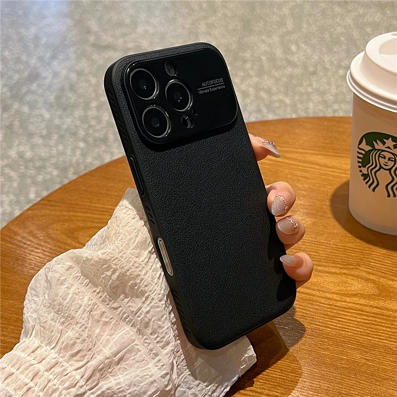 Negócios de luxo couro do plutônio proteção lente magsafe caso para iphone 16 15 14 16pro max fosco carregamento sem fio capa à prova choque