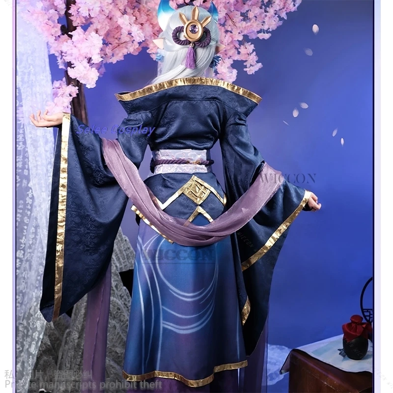 Game Lol Aphelios Alune Soul Lotus Blossom Womne Cosplay Spirit Blossom Alune Long Wig Costume Cos Anime Party Uniform Hallowen