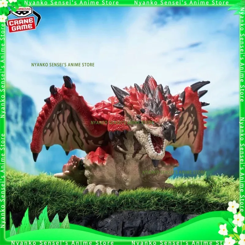 

In Stock Bandai Monster Hunter Shrine Guardian Beast Male Fire Dragon Jinouga 17cm Premium Figure Anime Models Toy Collectible