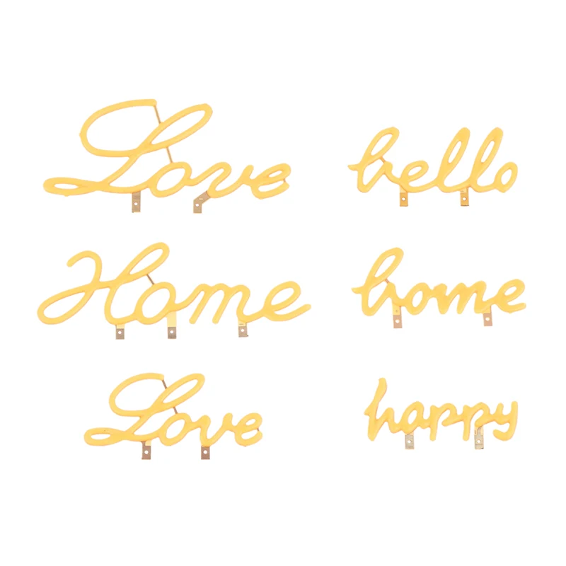 Decoração de Letra de Amor com Diodo LED Micro Filamento Edison COB 3V para Festas e Aniversários