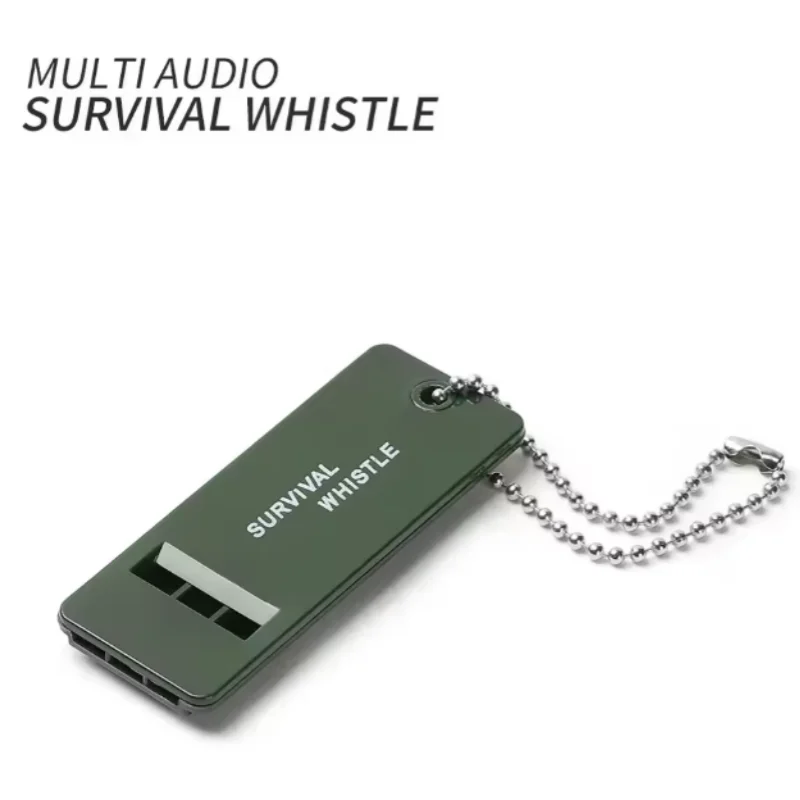 Portable Outdoor High Decibel Survival Whistle Multiple Audio Whistle Camping Emergency Hiking Accessories Tactical EDC Tools