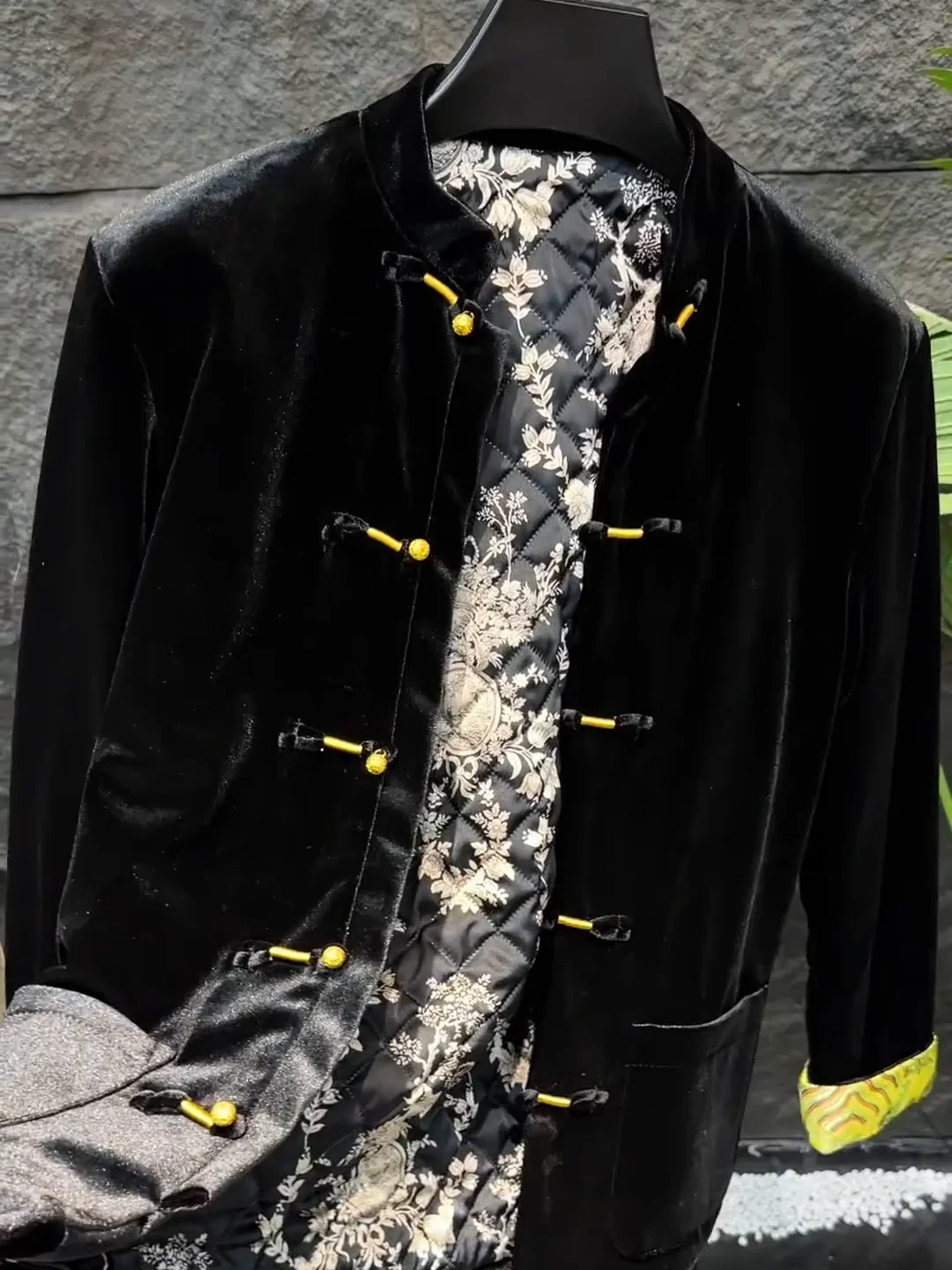 

New Men's Cotton Padded Tang Suit Jaet Autumn Winter Faion Comfortable Cool National Trend Button up Ethnic Sle Clothing