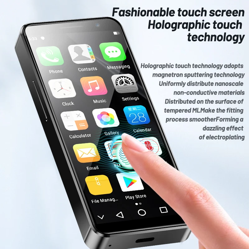 SOYES XS16 Pro 4'' Mini Smartphone 4GB RAM 128GB ROM Android 10.0 Octa-core 2100mAh Face ID 4G LTE Type-C OTG Small Phone image 5
