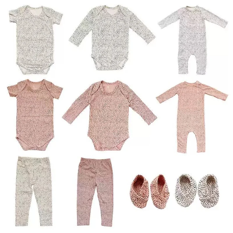 Tute per neonati a maniche lunghe in cotone moda pagliaccetto per neonati 1-24 mesi vestiti per neonati per ragazzi e ragazze