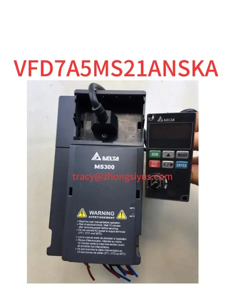 

Second-hand MS300 inverter VFD7A5MS21ANSKA 1.5 kw 220V, function package