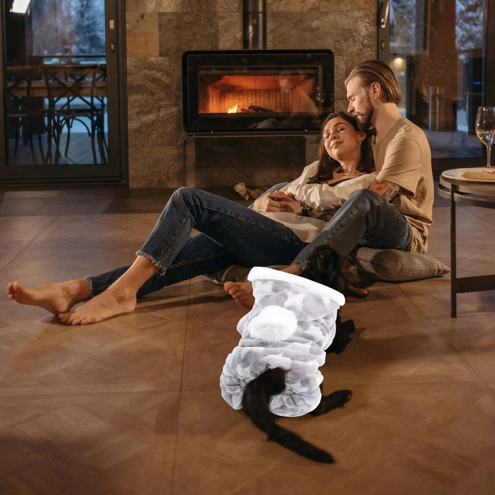 

Pet Dog Costume Autumn Outfit Decorative Jumpsuit Breathable 4 Legs Pajamas Clothes Pet Dog Costume