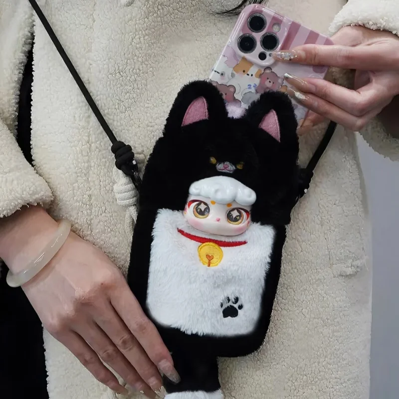 

Подлинная Ciaoka Meow Meow Lucky Pocket слепая коробка кукла сумка через плечо регулируемый ремешок украшение стола милый модный подарок для девочек