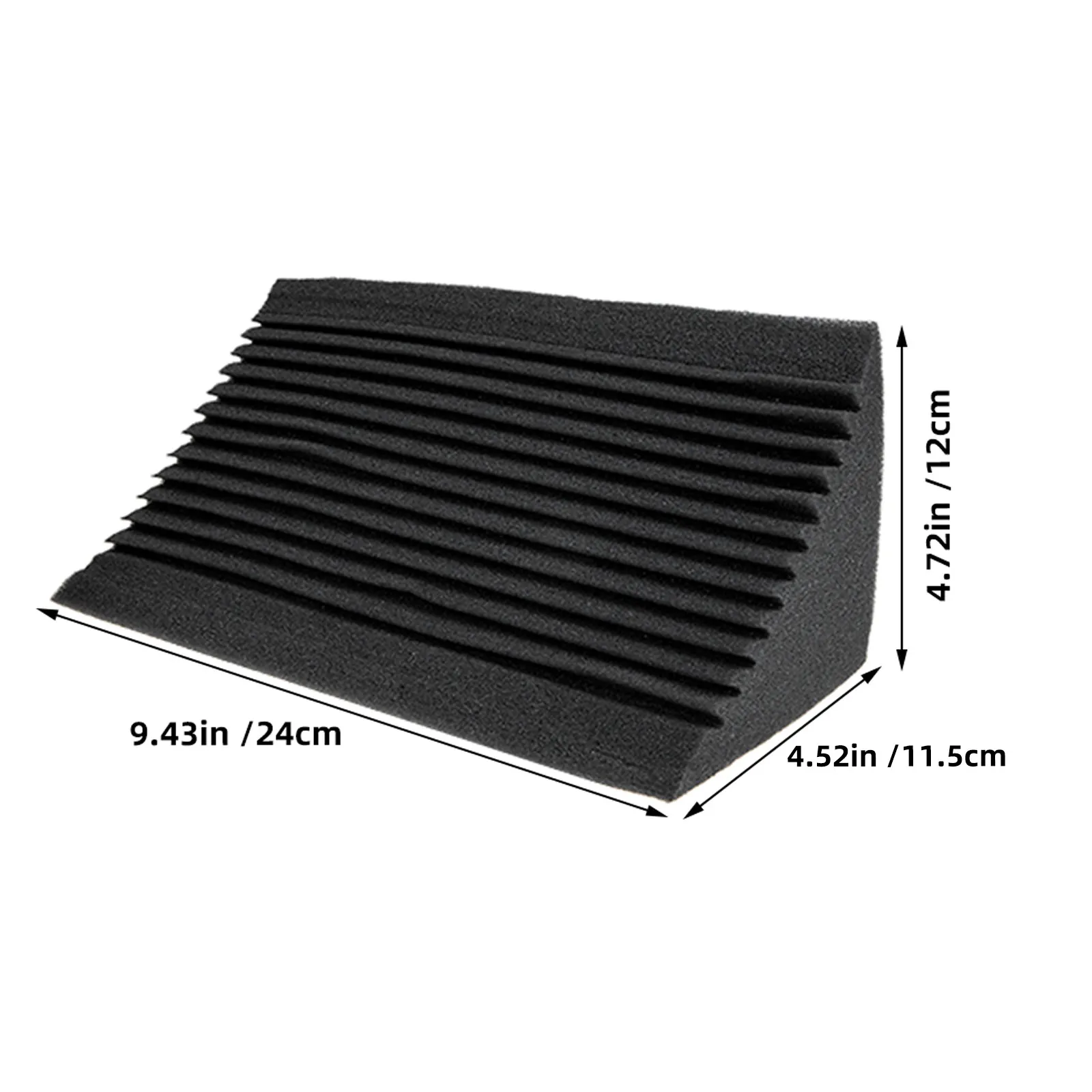 4Pcs Corner Bass Traps Low Frequency Sound Absorbing Foam Panels for Ktv Studio Soundproofing Acoustic Wall Panels - view 2