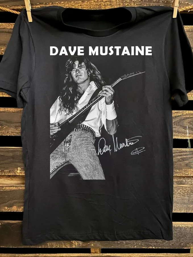 

Dave Mustaine Perform In Concert Tee Shirt Cotton Short Sleeve UB459