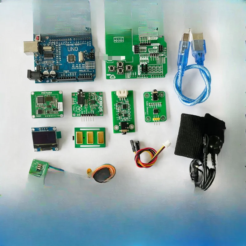 Biosensor Kit, Muscle Electrocardiometer, Blood Pressure, Respiratory Skin Signal Acquisition