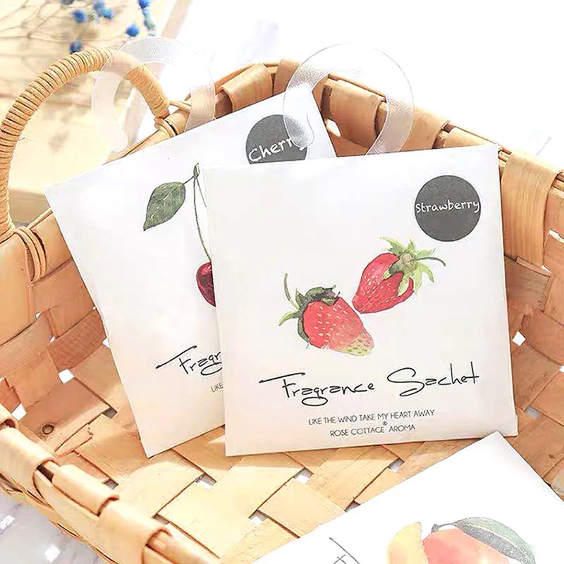 Natural Aromatherapy Bag Hanging Fragrant Sachet for Wardrobe Closet Car Fragrance Air Freshening Home Supplies 8 Taste
