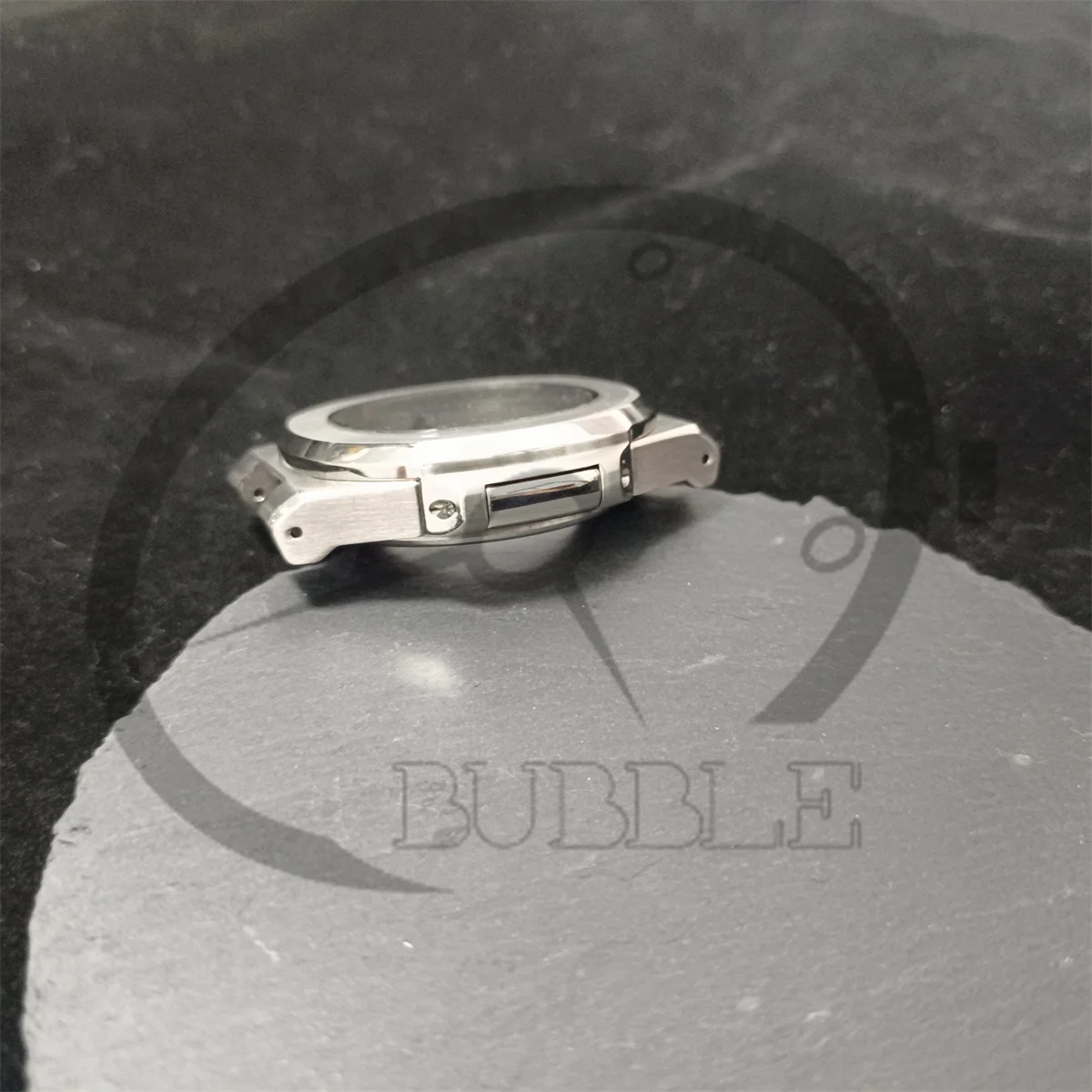 Серебряный корпус для часов из нержавеющей стали с сапфировым стеклом, 41 мм, подходит для японских часов NH35/364R с автоматической установкой сердечника машины