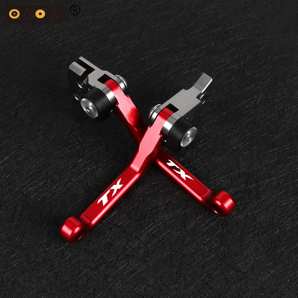 1 Pair Motorcoss Pit Dirt Bike Pivot Foldable CNC Brake Clutch Levers For Husqvarna TX125 300 2017 2018 2019