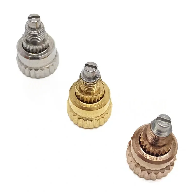 Silver Stainless Steel Watch Pusher Button 2-Point Timing Key 4-Point Zeroing Key Button for 4130 DTN 116500 Chronograph Watch