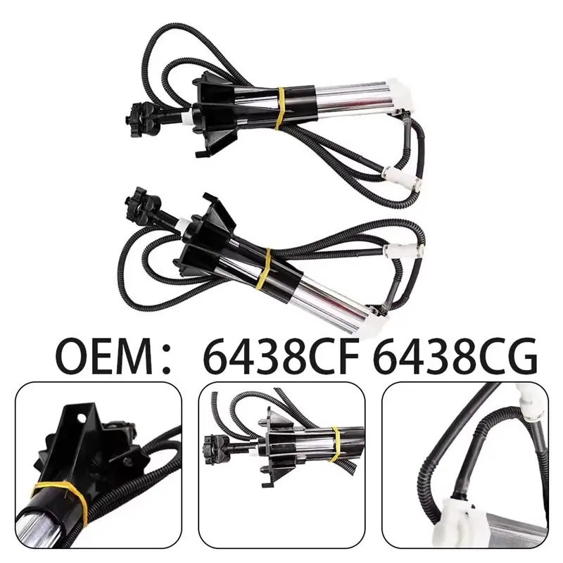 For Citroen C5 6438CF 6438CG Headlight Washer Motor Jet Headlamp Washer Water Spray Pump Replacement Part Nozzle