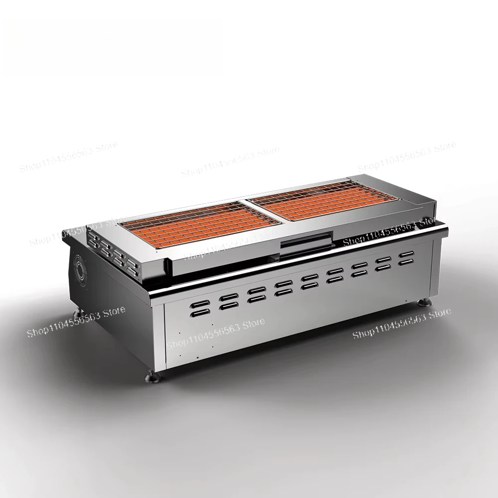 500C commercial grill CE ISO9001 certification independent area easy to clean