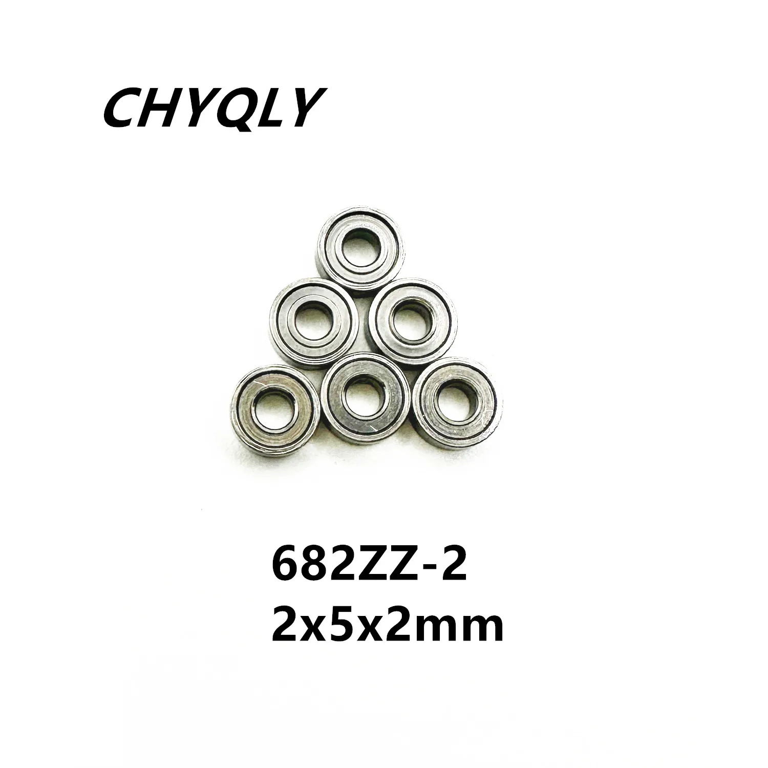 50Pcs 682ZZ-2 2x5x2 mm Deep Groove Ball Bearing Miniature Bearing High Quality Model Aircraft 682Z