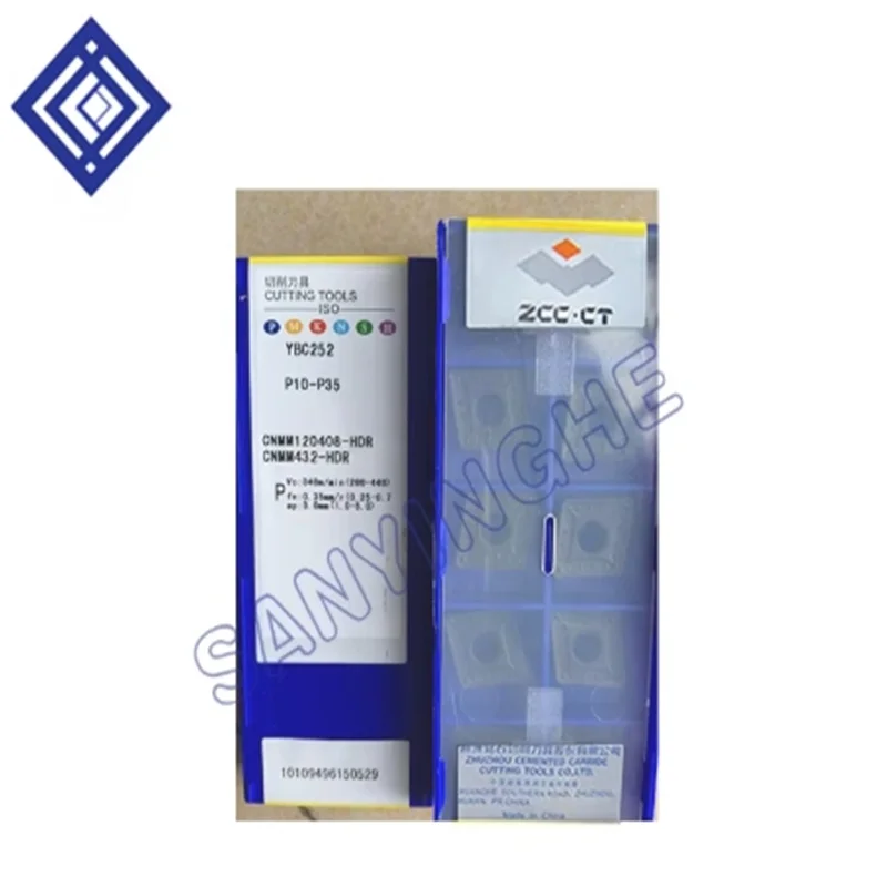 

Высокое качество sanyinghe 10 шт./лот YBC252 CNMM120408-HDR твердосплавные токарные вставки с ЧПУ