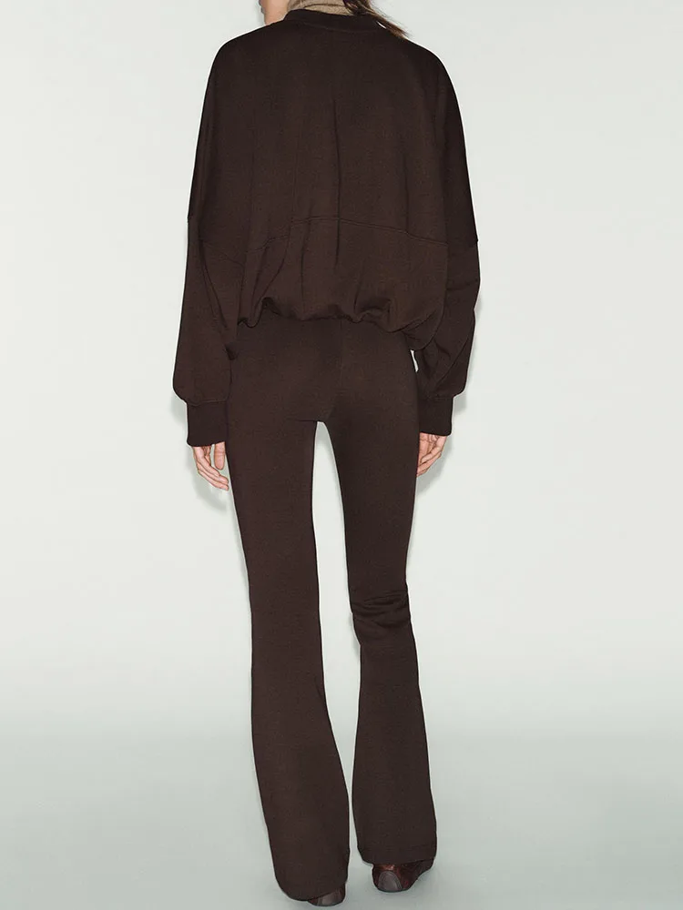 جديد 2025 الشتاء المتشابكة المرأة Jaet متوهج السراويل العرقية المرحلة زي Faionable السيدات الملابس العصرية الزي