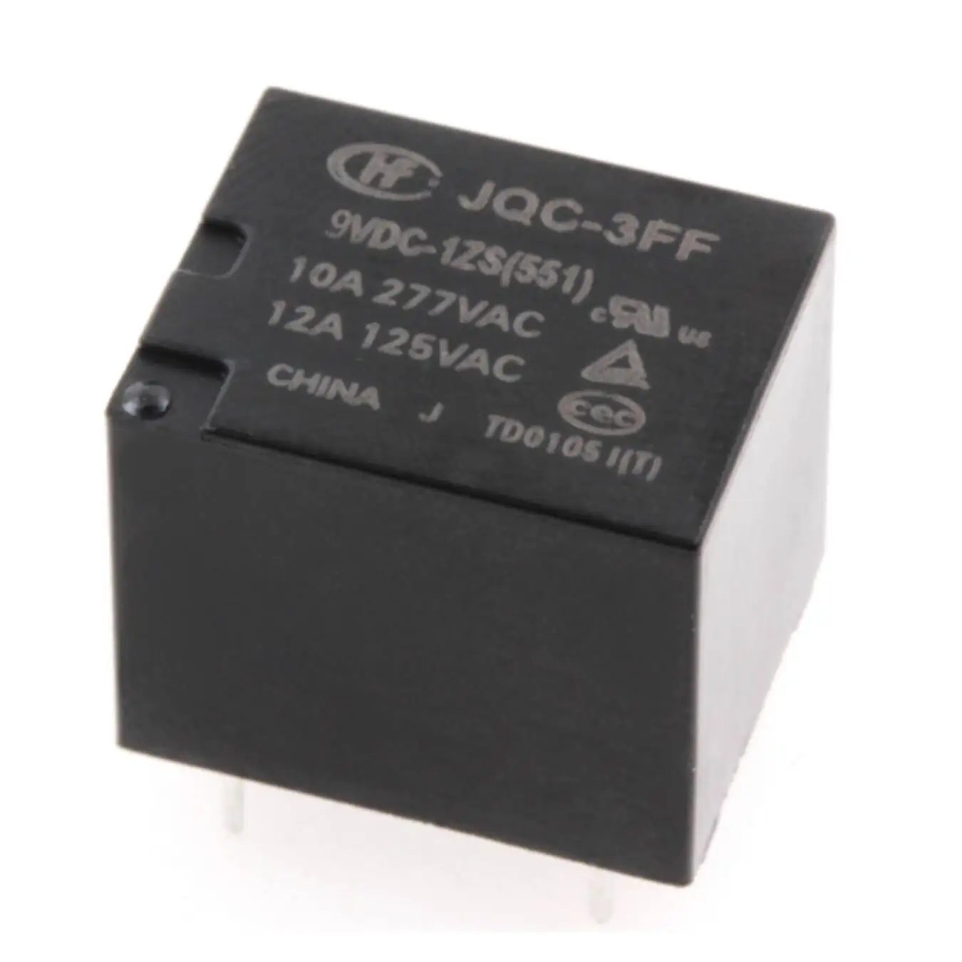10 قطعة التتابع HF3FF-JQC-3FF- 5VDC-1ZS 9VDC-1ZS 12VDC-1ZS 24VDC-1ZS(551) 1HS 5PIN 5V 9V 12V 24V