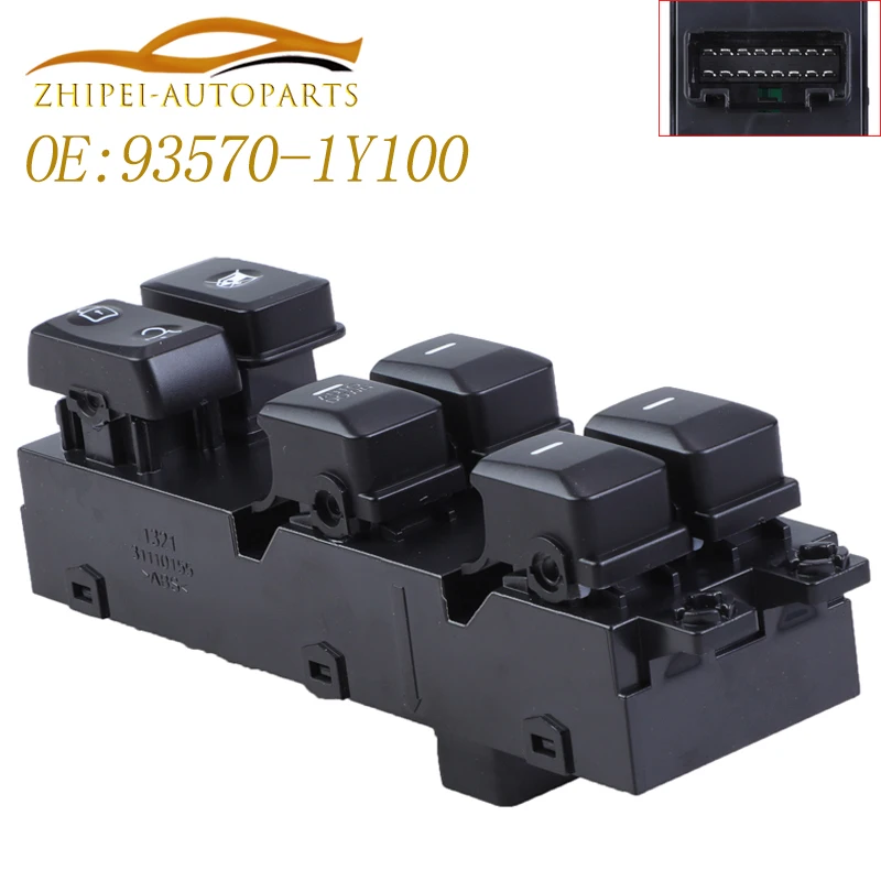 93570-1Y100 Electric Power Window Switch Car 935701Y100 For Kia Picanto 2010-2013