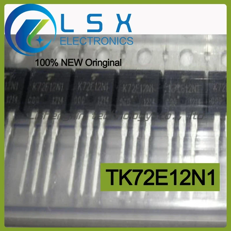 10pcs TK72E12N1 K72E12N1 TO-220 120V 72A New and Original