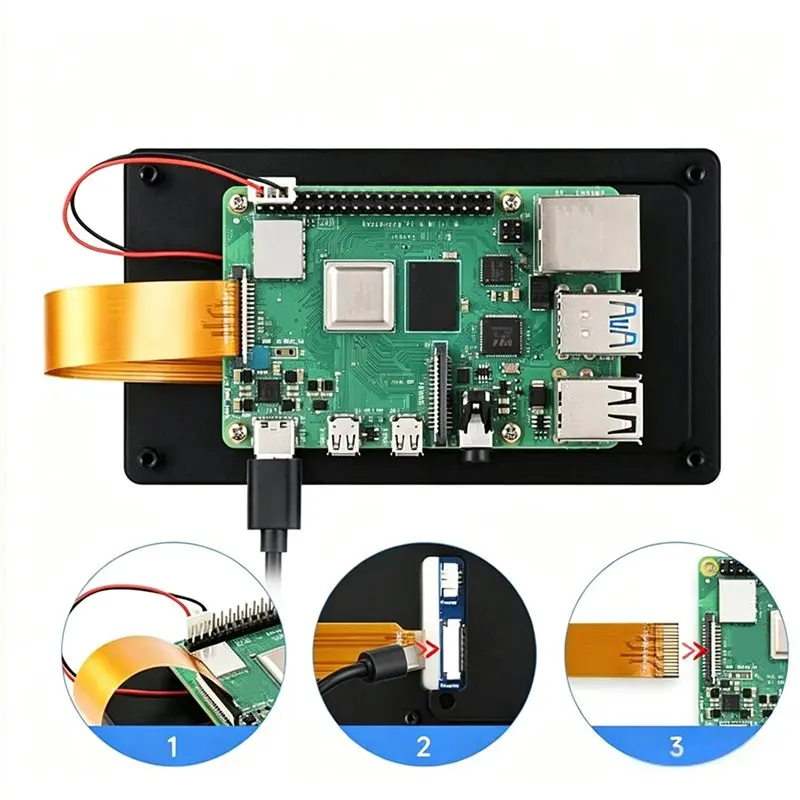 Reliable-5 Inch DSI Capacitive Touch Display 720X1280 IPS Optical Bonding Toughened Glass Panel DSI Interface 5-Point Touch,5 In